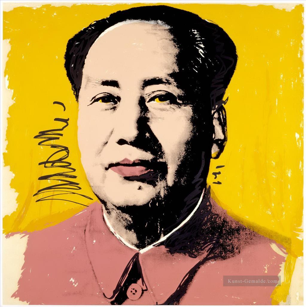 Mao Zedong gelb Andy Warhol Ölgemälde
